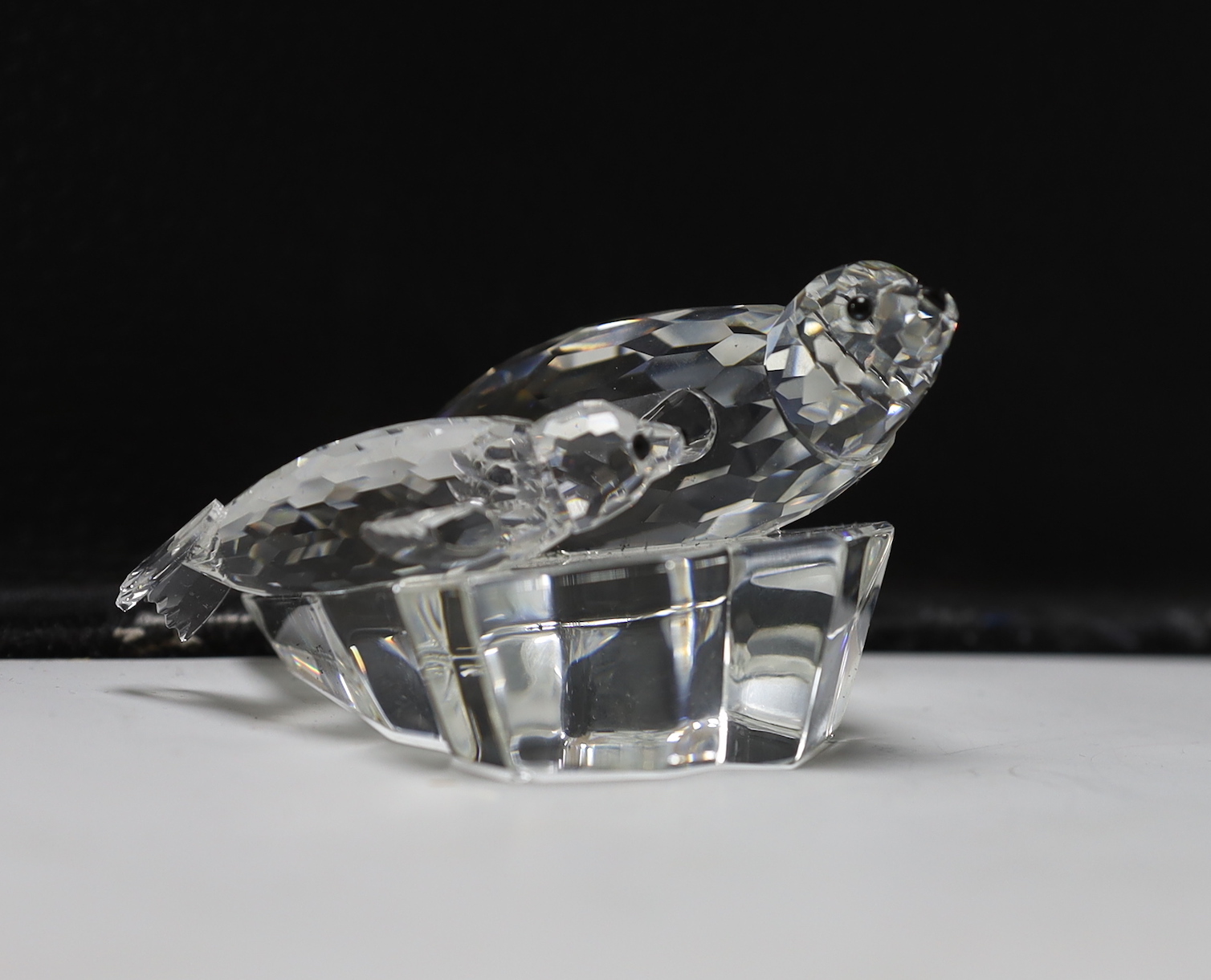 Four Swarovski Crystal animals, boxed